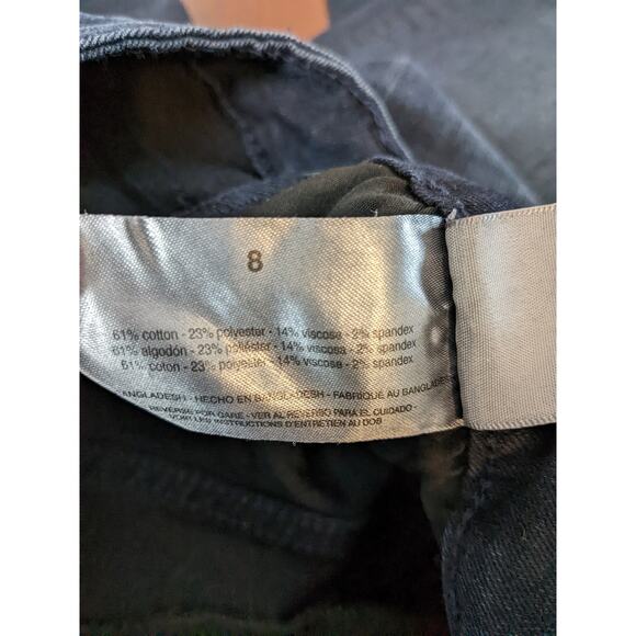 Social Standard by Sanctuary Jeans 8 Nighthawk Black Slim Straight HighRise Crop - Picture 7 of 13